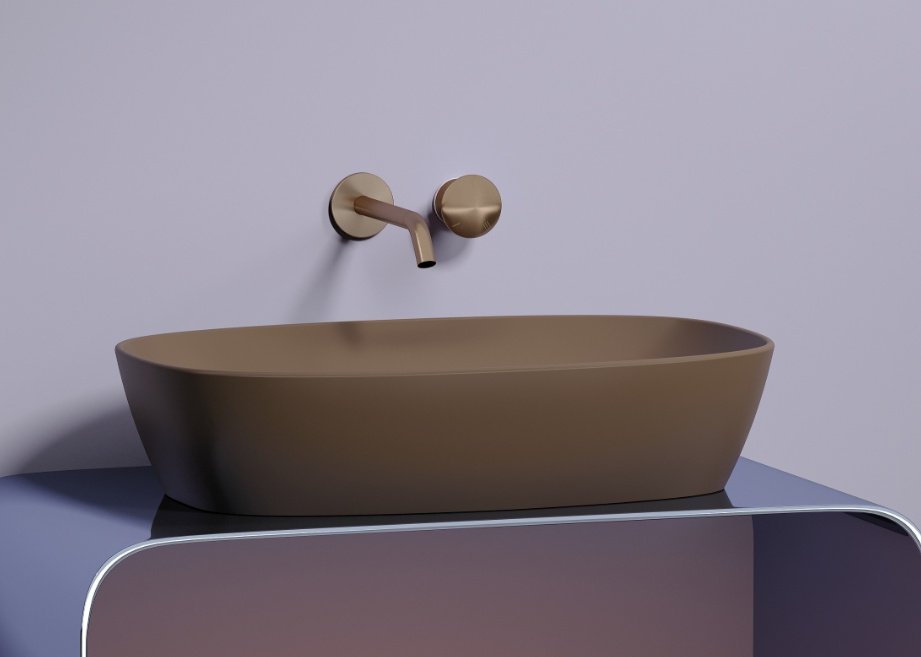 Раковина Ceramicanova CN6049MDB накладная овальная 60, санфарфор