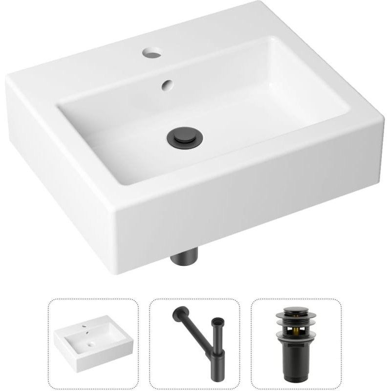 Раковина Lavinia Boho Bathroom Sink 21520656 накладная прямоугольная 41, санфарфор купить,NaN