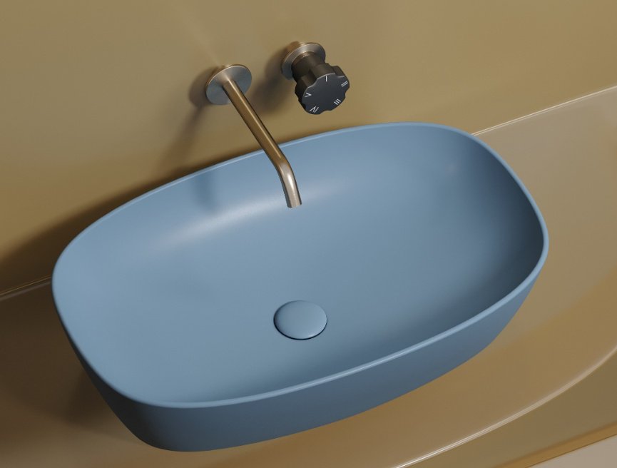 Раковина Ceramicanova CN6049ML накладная овальная 60, санфарфор