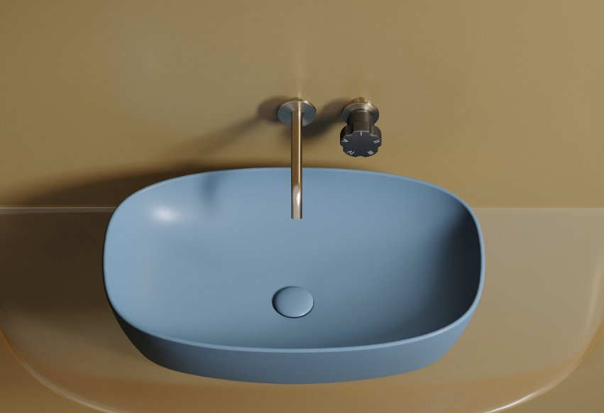 Раковина Ceramicanova CN6049ML накладная овальная 60, санфарфор купить,NaN