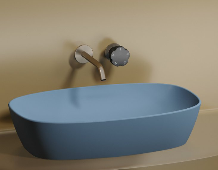 Раковина Ceramicanova CN6049ML накладная овальная 60, санфарфор купить,229745