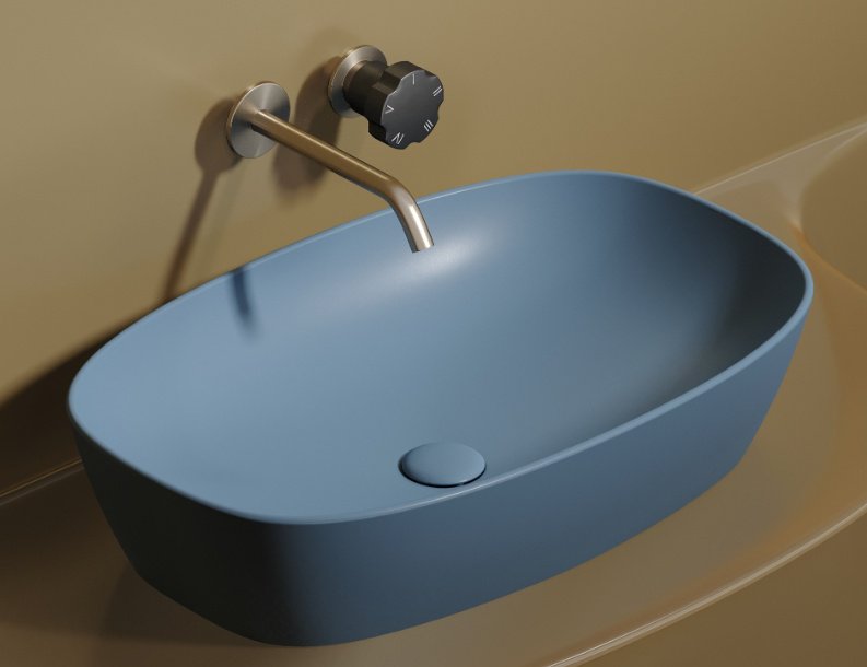 Раковина Ceramicanova CN6049ML накладная овальная 60, санфарфор