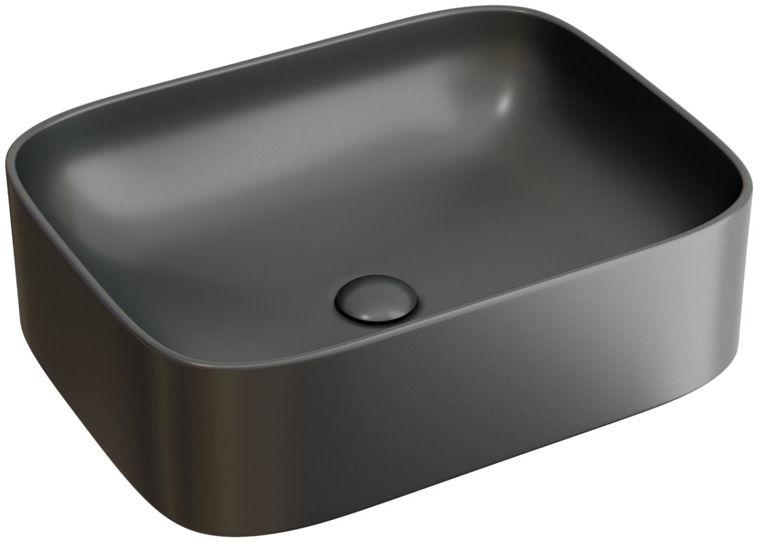 Раковина Ceramicanova CN6052MDH накладная прямоугольная 38, мрамор