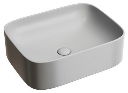 Раковина Ceramicanova CN6052MSG накладная прямоугольная 38, мрамор