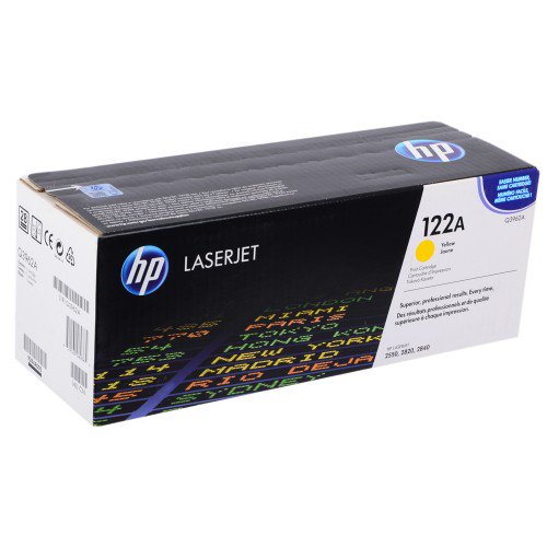 Картридж лазерный HP 122A Q3962A желтый