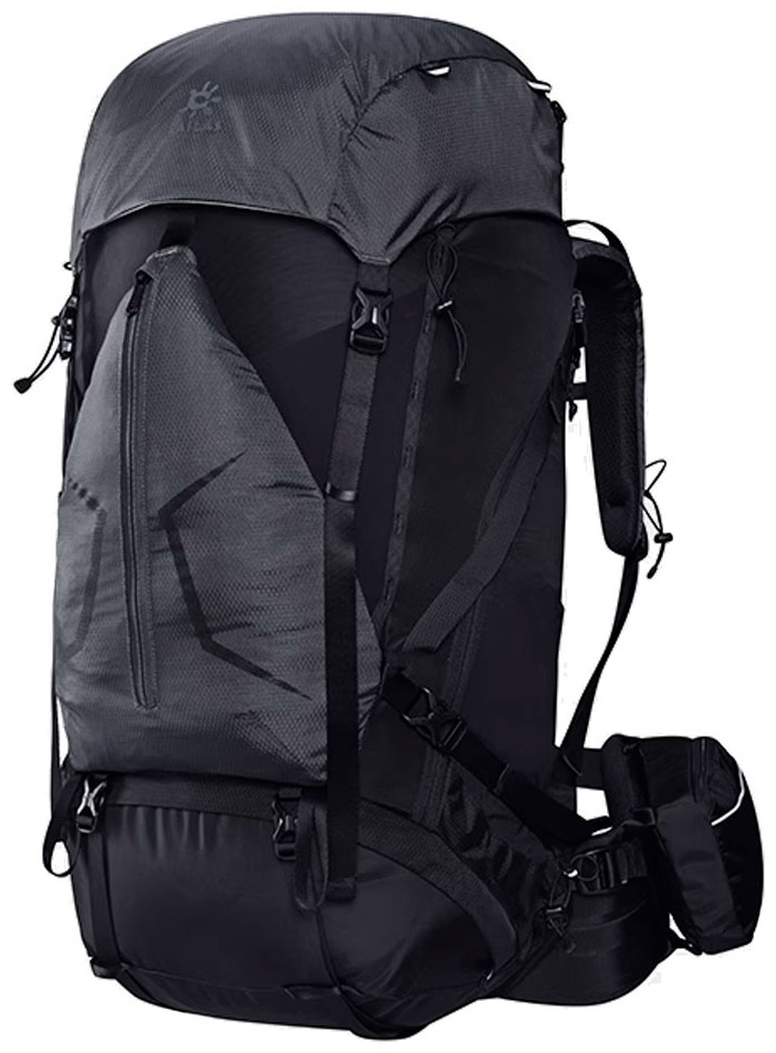 Рюкзак Ridge III lightweight trekking backpack 48+5 л черный  купить,NaN