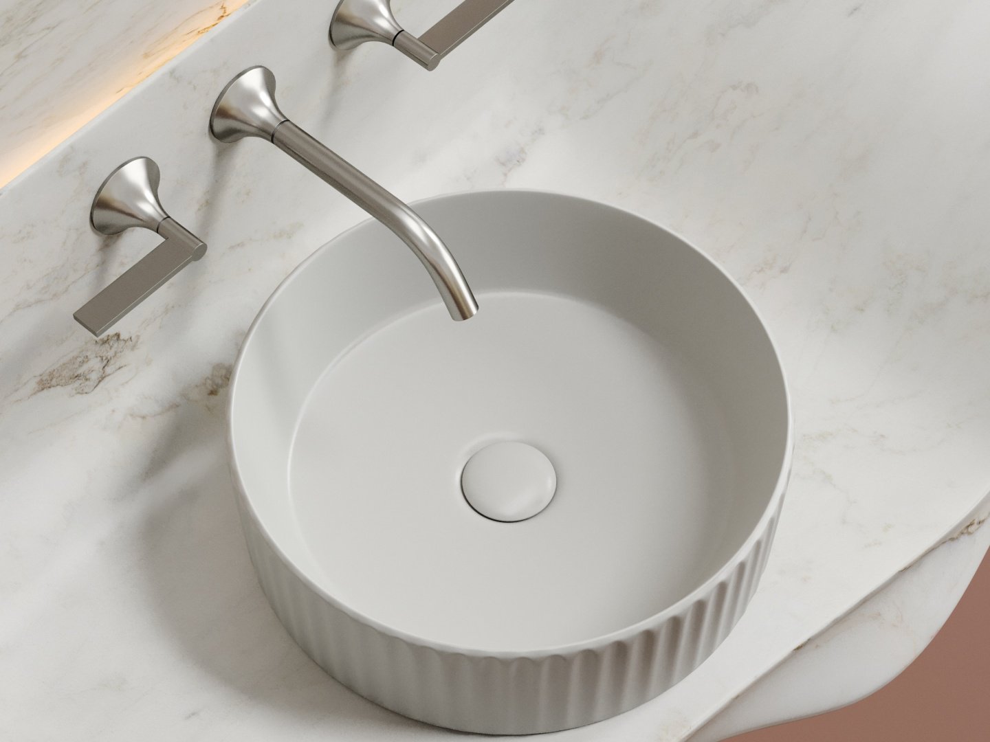 Раковина Ceramicanova Element накладная круглая 36, санфарфор