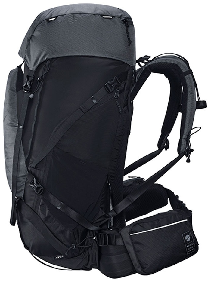 Рюкзак Ridge III lightweight trekking backpack 48+5 л черный  купить,NaN