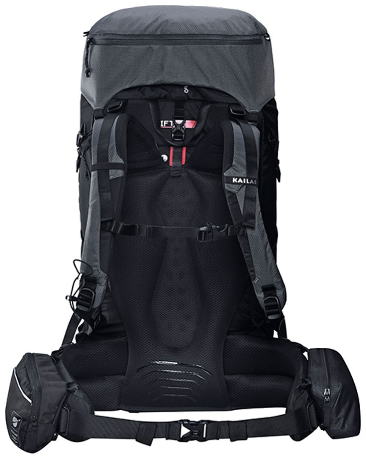 Рюкзак Ridge III lightweight trekking backpack 48+5 л черный  купить,NaN