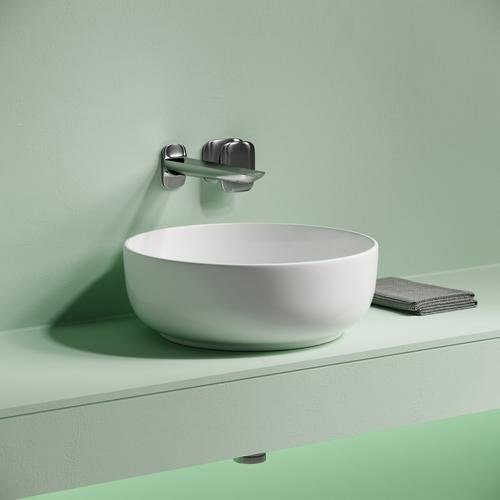 Раковина Ceramicanova СN12003 накладная круглая 37.5, мрамор