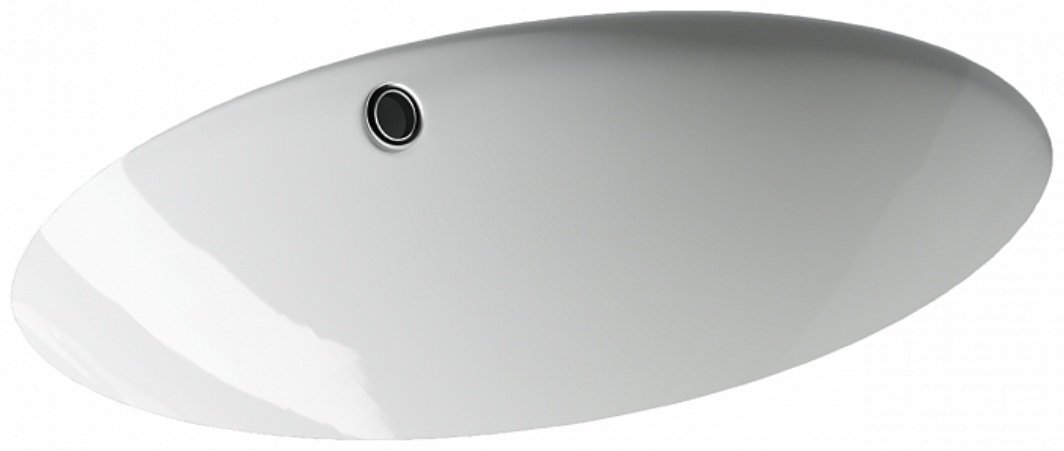 Раковина Ceramicanova CN6081 врезная овальная 61, санфарфор