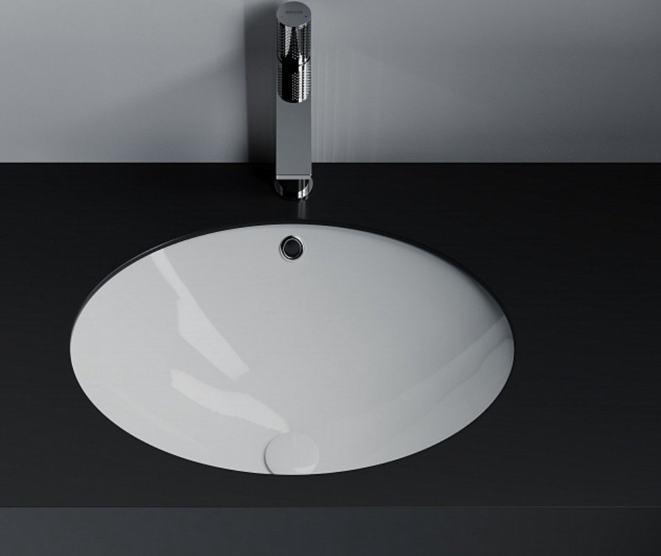 Раковина Ceramicanova CN6081 врезная овальная 61, санфарфор купить,NaN