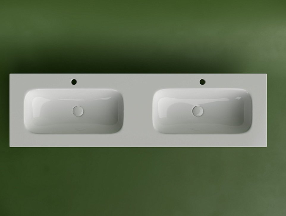 Раковина Ceramicanova CN7023 врезная прямоугольная 161, санфарфор