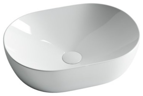 Раковина Ceramicanova CN5010 накладная овальная 48, санфарфор купить,NaN