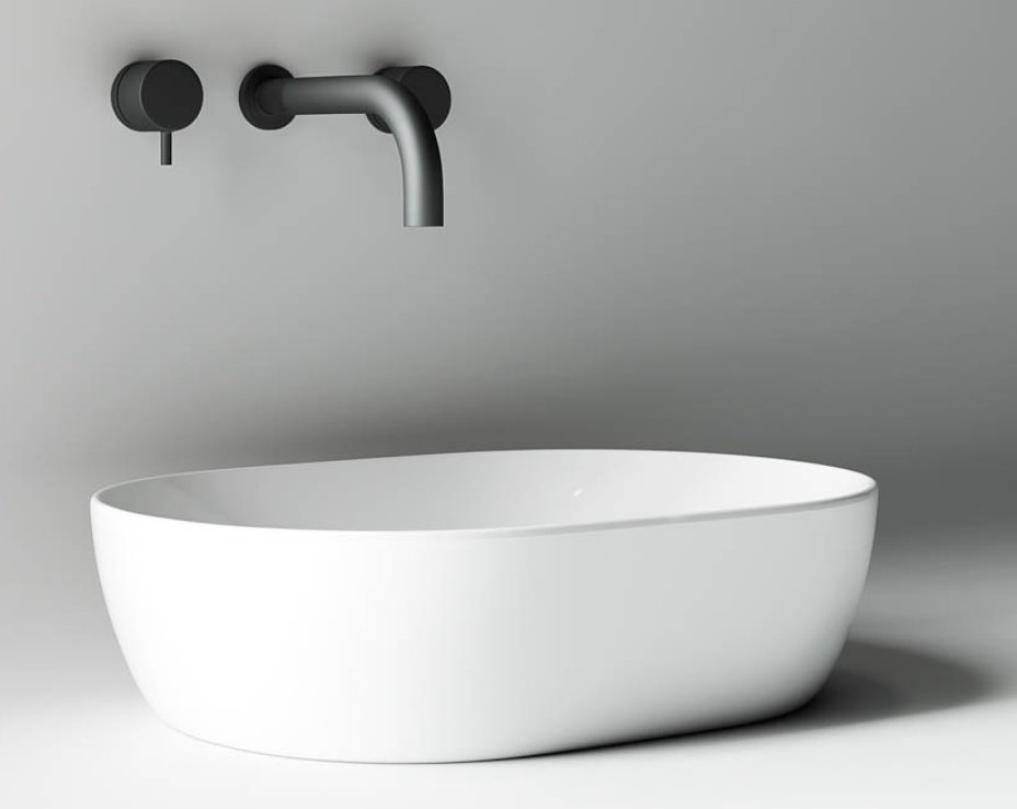 Раковина Ceramicanova CN5010 накладная овальная 48, санфарфор