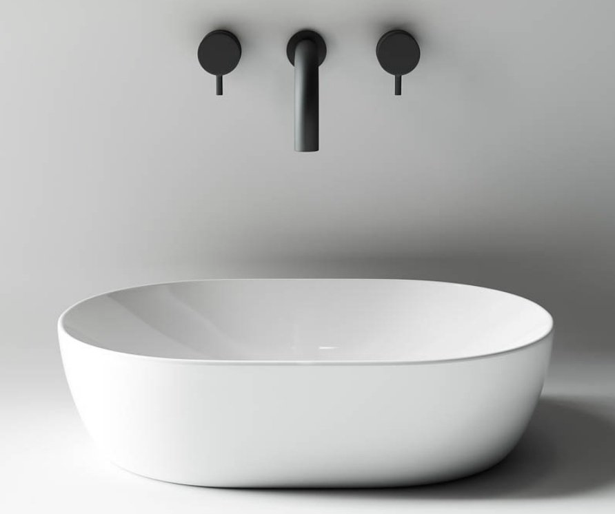 Раковина Ceramicanova CN5010 накладная овальная 48, санфарфор купить,124176