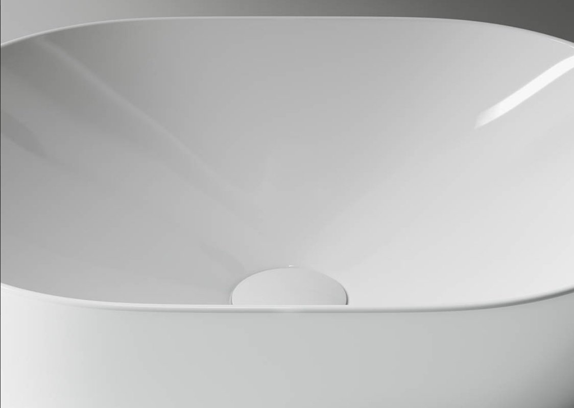 Раковина Ceramicanova CN5010 накладная овальная 48, санфарфор