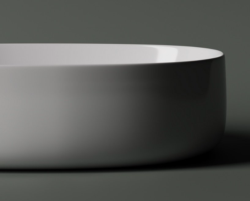Раковина Ceramicanova CN5023 накладная овальная 54, санфарфор купить,NaN