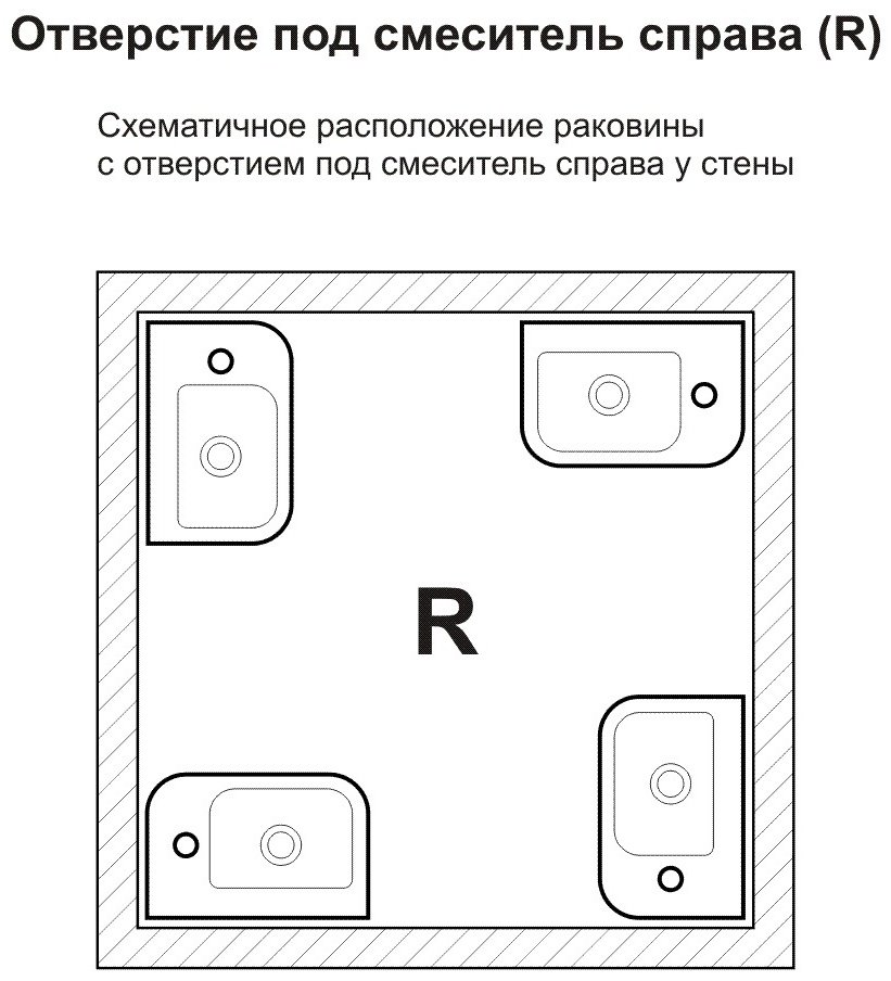 Раковина Lavinia Boho 21520933, One подвесная прямоугольная 24.5, фарфор