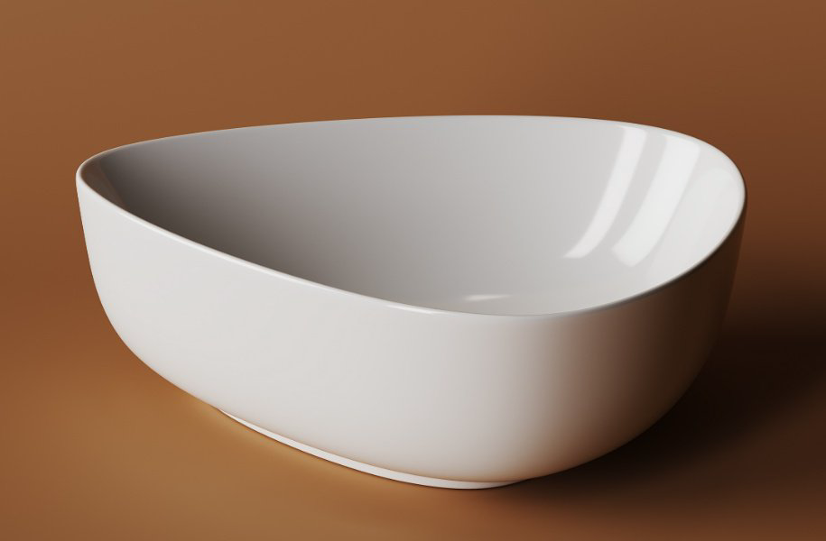 Раковина Ceramicanova CN5026 накладная нестандартная 45.5, санфарфор купить,NaN