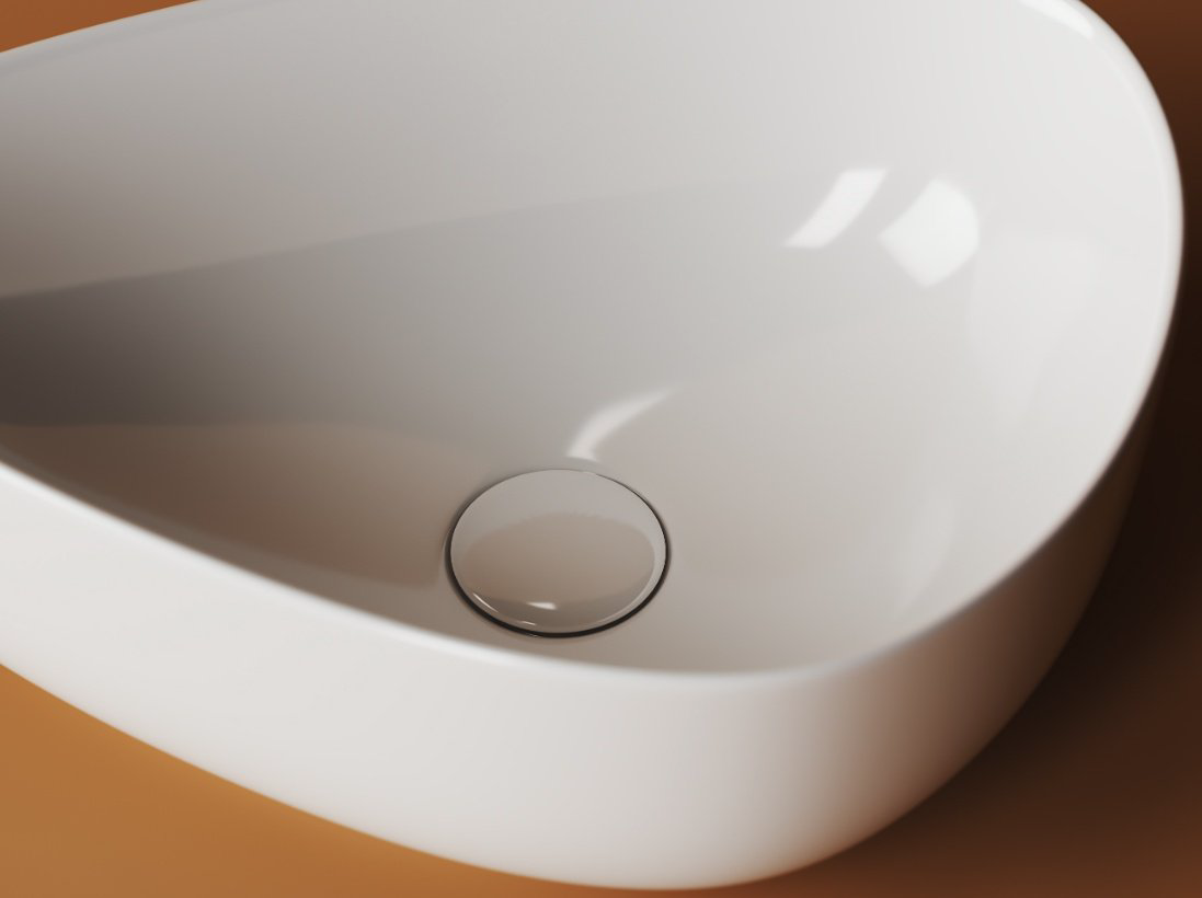 Раковина Ceramicanova CN5026 накладная нестандартная 45.5, санфарфор купить,NaN