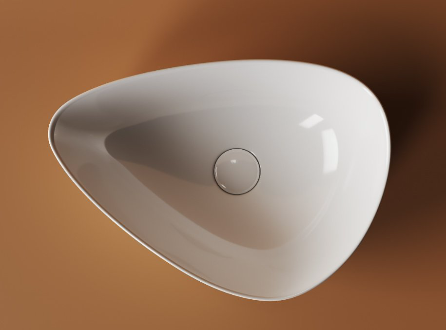 Раковина Ceramicanova CN5026 накладная нестандартная 45.5, санфарфор купить,159399