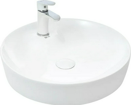 Раковина WeltWasser WW ELBACH 3204 накладная круглая 46 см, фаянс