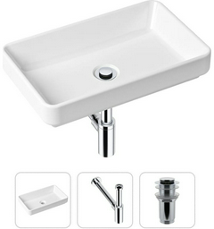 Раковина Lavinia Boho Bathroom Sink 21520113 накладная прямоугольная 34, санфарфор