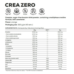 Креатин BioTech USA Creatine Zero Апельсин 320гр