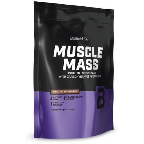Гейнер BioTech USA Muscle Mass Шоколад 1000гр
