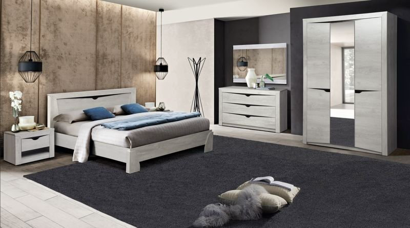 Гарнитур DOMA Гарнитур спальный L-LOFT-3Д+МАТРАС, предметов в наборе 6 шт купить,NaN
