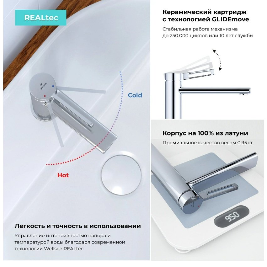 Раковина Wellsee 201004761, FreeDom подвесная прямоугольная 38, фаянс купить,NaN