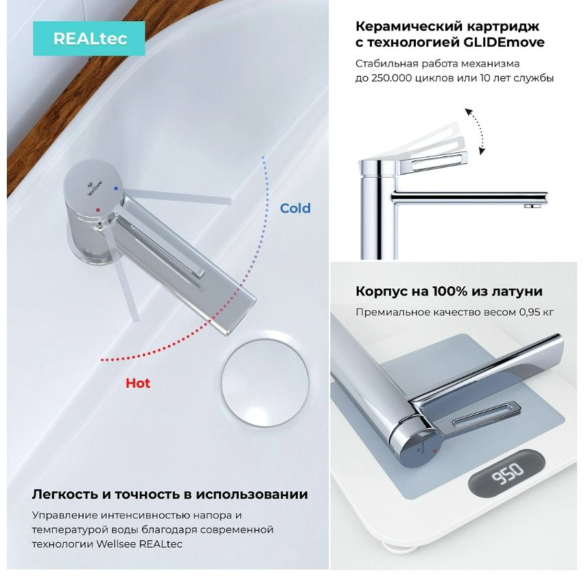 Раковина Wellsee 201004761, FreeDom подвесная прямоугольная 38, фаянс купить,NaN