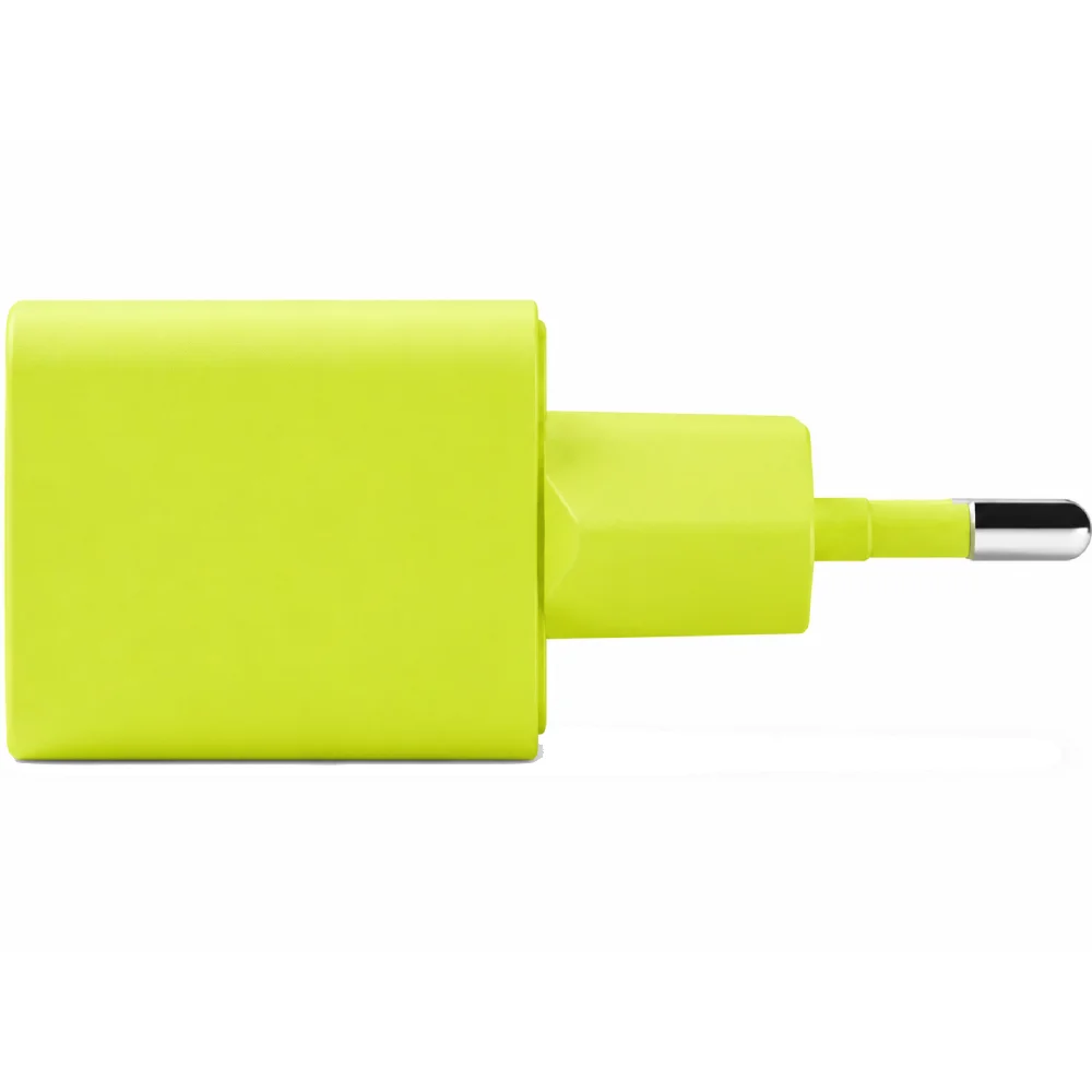 Зарядное устройство TTEC SmartCharger GAN 20W PD + USB-C Lightning Cable 2SCG20LNS Neon Yellow