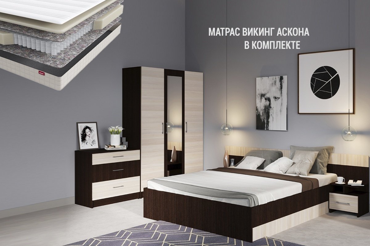 Гарнитур IMPERIAL Алена, 00042408, сп. место 160х200 см купить,NaN
