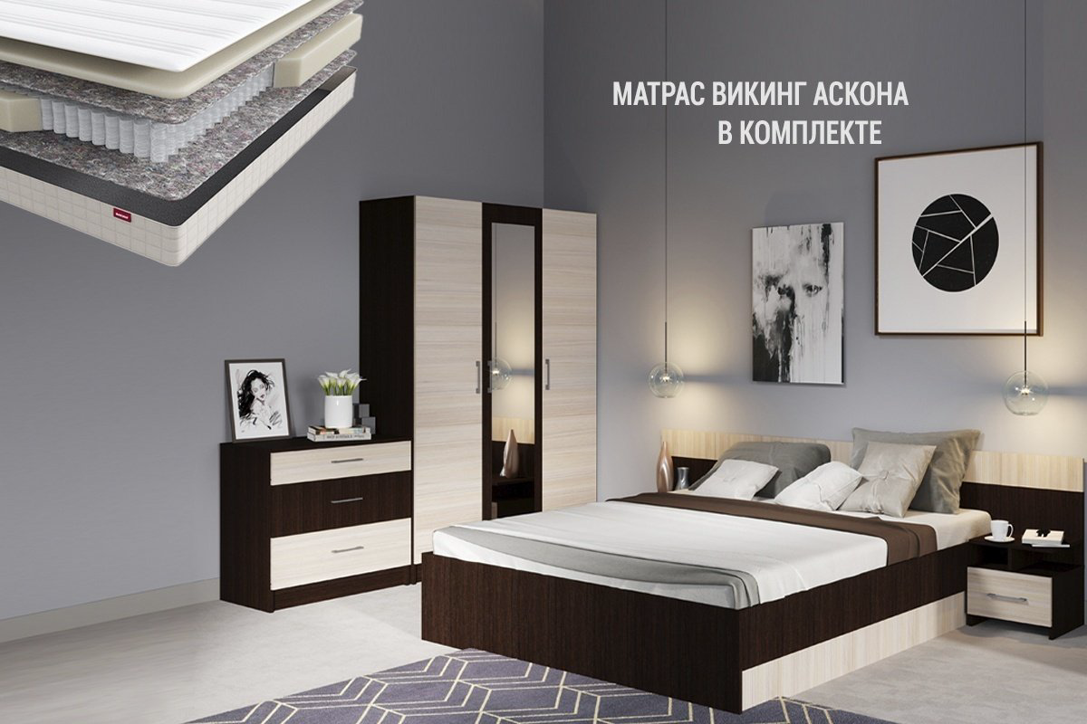Гарнитур IMPERIAL Алена, 00042408, сп. место 160х200 см купить,NaN