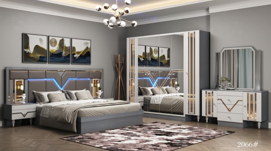 Гарнитур Home Collection Grunge 6Д, предметов в наборе 5 шт, кровать 180х200 см купить,NaN