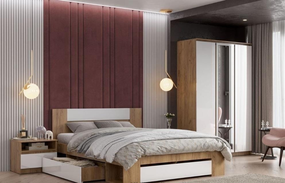 Гарнитур DOMA СПАЛЬНЫЙ Гарнитур LAMIA-LITE 5486, сп. место 160х200 см купить,NaN