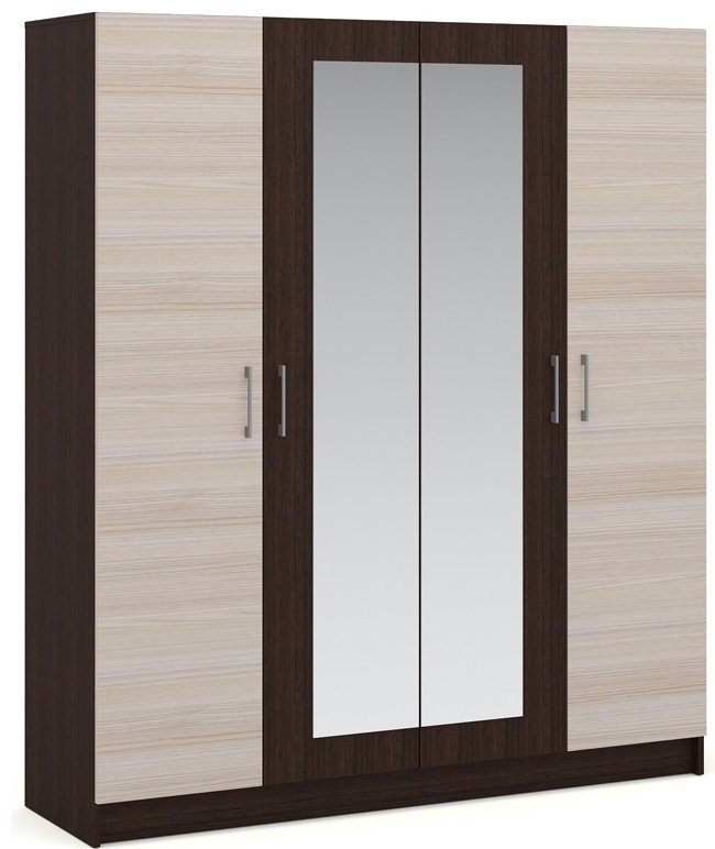 Гарнитур IMPERIAL Алёна 4Д, предметов в наборе 6 шт, кровать 160х200 см, венге темный, дуб молочный купить,NaN