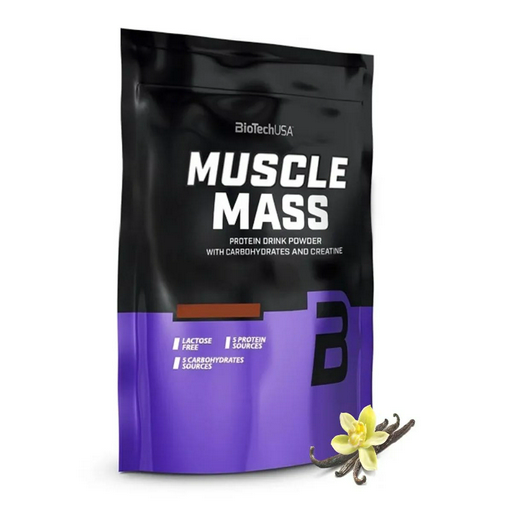 Гейнер BioTech USA Muscle Mass Ваниль 1000гр