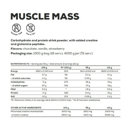 Гейнер BioTech USA Muscle Mass Шоколад 1000гр