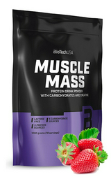 Гейнер BioTech USA Muscle Mass Клубника 1000гр
