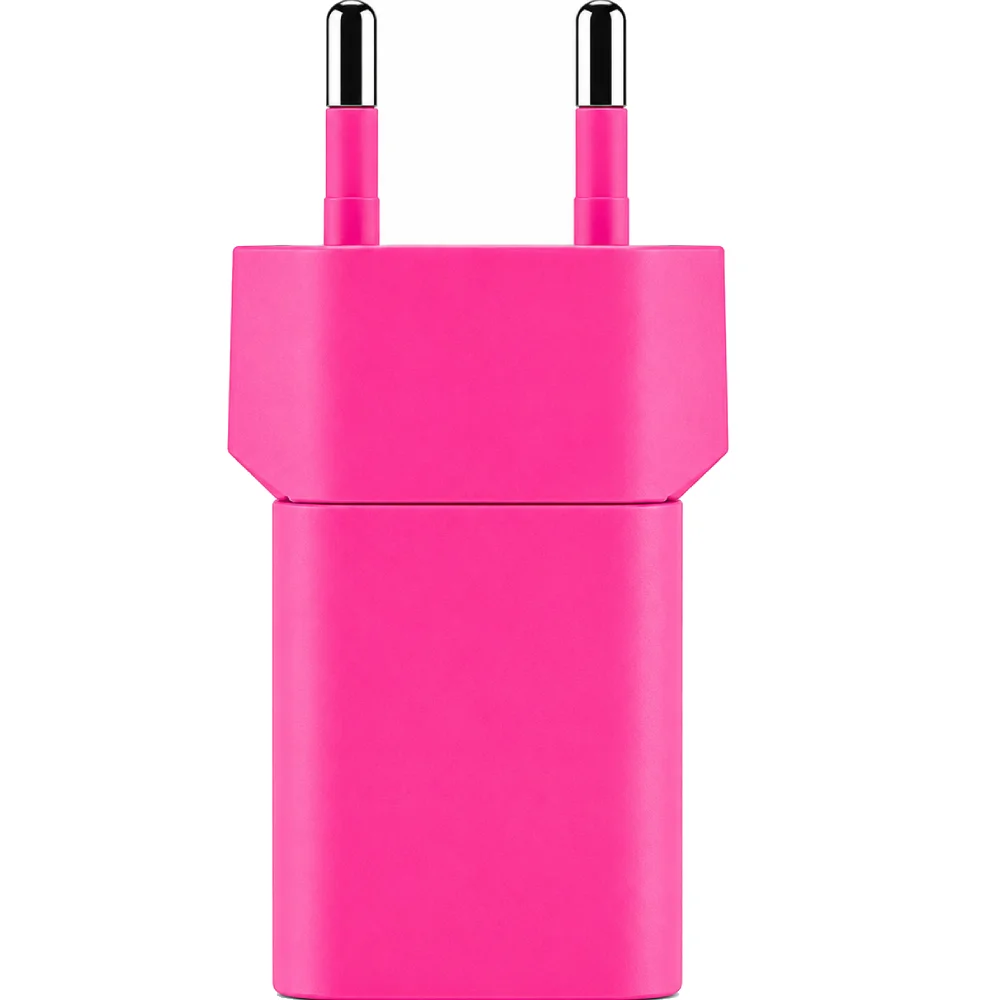 Зарядное устройство TTEC SmartCharger GAN 20W PD + USB-C Lightning Cable 2SCG20LNP Neon Pink