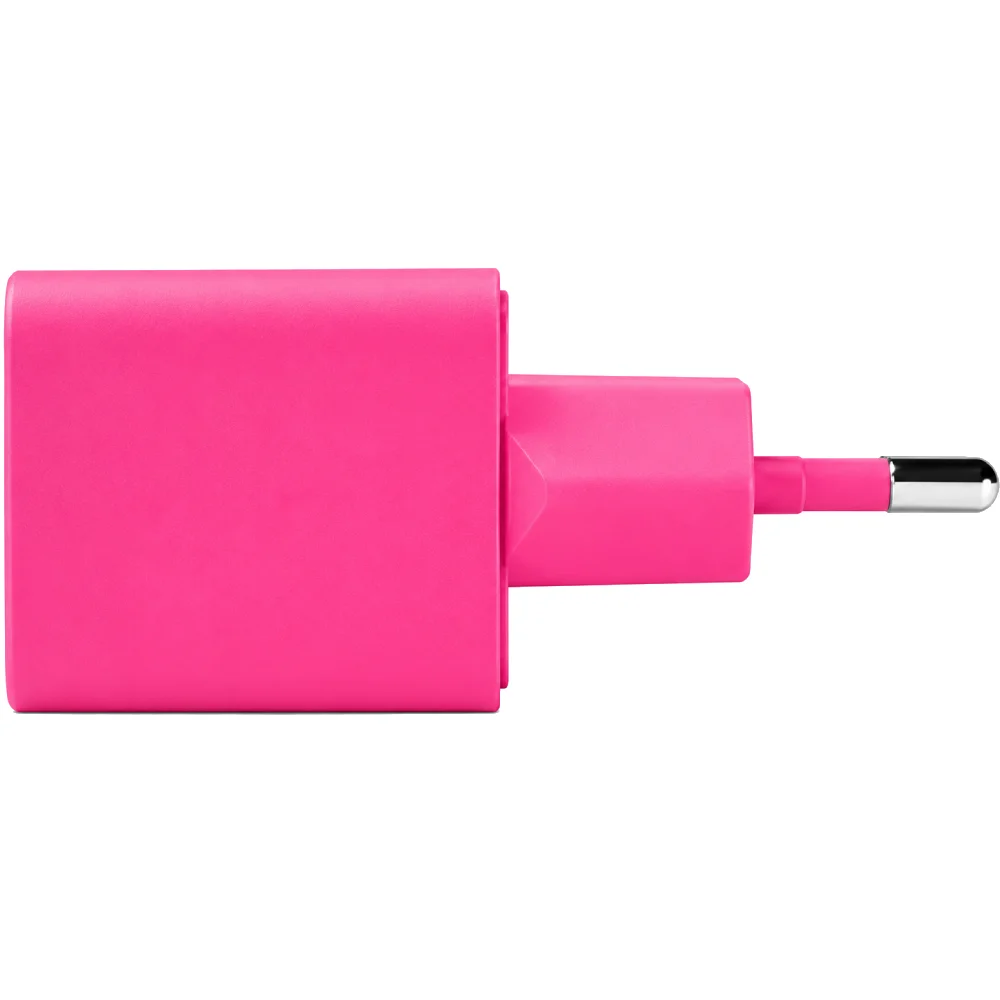 Зарядное устройство TTEC SmartCharger GAN 20W PD + USB-C Lightning Cable 2SCG20LNP Neon Pink