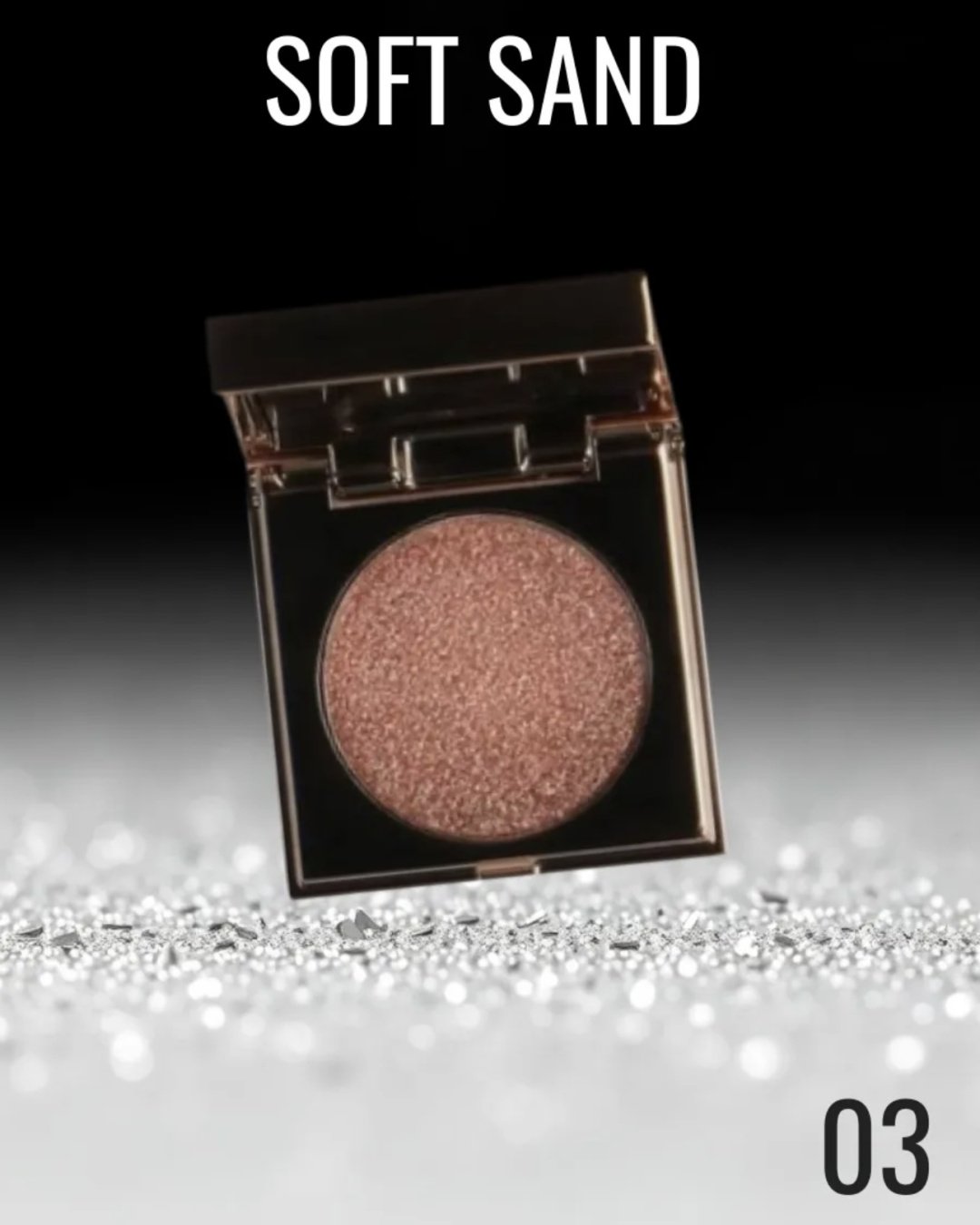 Sen Sulu глиттер прессованные Sparkle mood 03 Soft Sand