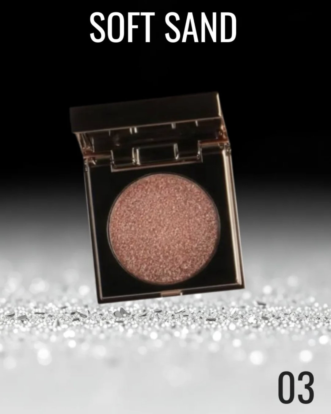 Sen Sulu глиттер прессованные Sparkle mood 03 Soft Sand купить,3490