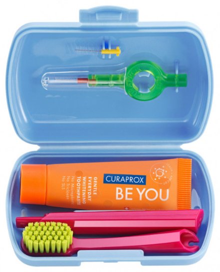 CURAPROX TS Be you blue single набор по уходу за полостью рта экстра-мягкая 1 шт