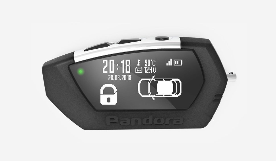 Автосигнализация Pandora DX 91 LORA черная