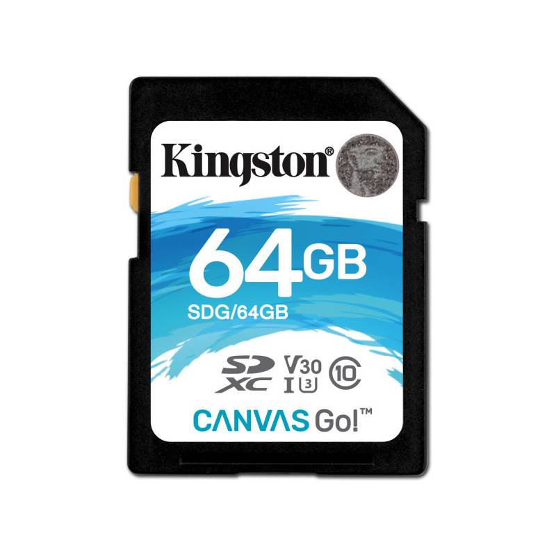 Карта памяти Kingston SD 64GB Class 10 U3 SDG
