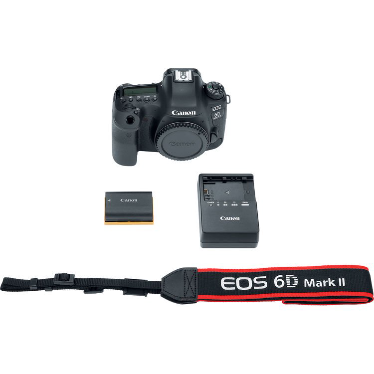 Фотоаппарат зеркальный Canon EOS 6D Mark II body черный купить,NaN